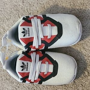 8c adidas rainbow colored sneakers